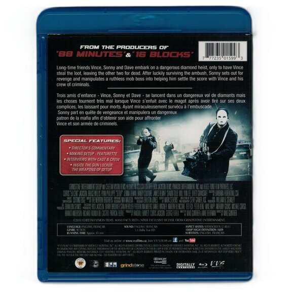 Set Up (Blu-ray) 2011 50 Cent, Bruce Willis, Ryan Phillippe NEW - Picture 2 of 2